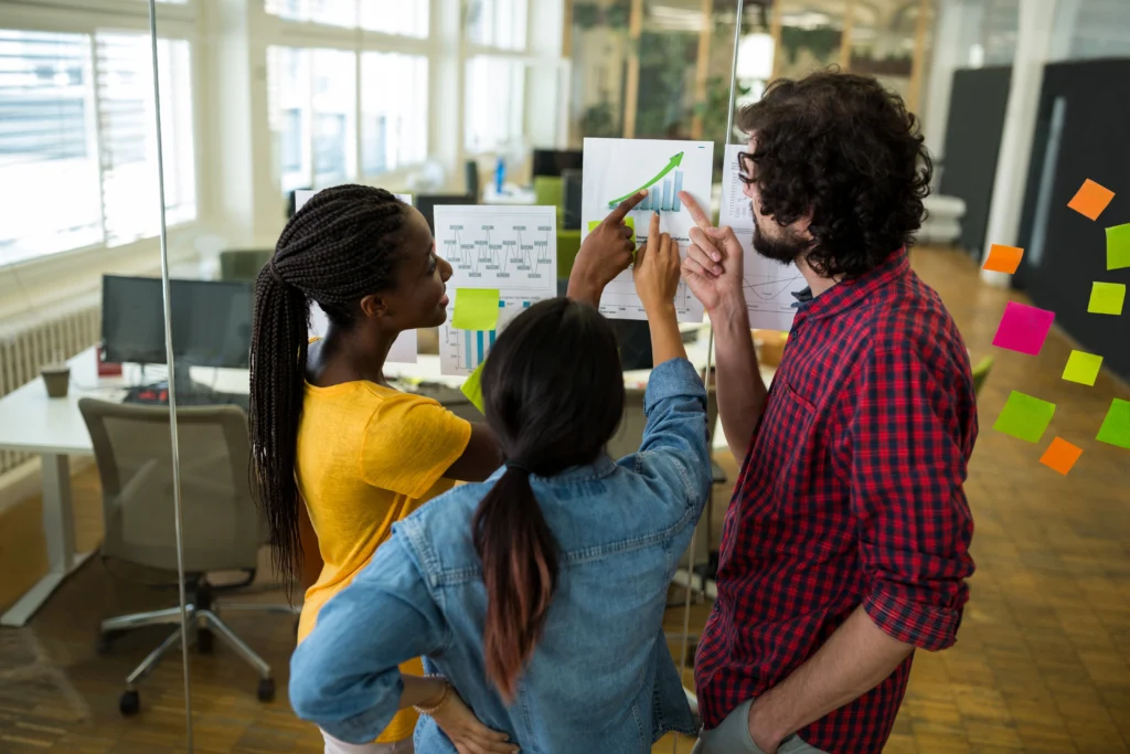 group graphic designers interacting graph group graphic designers interacting graph