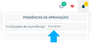 aprovar ou reprovar ocorrência aprovar ou reprovar ocorrência