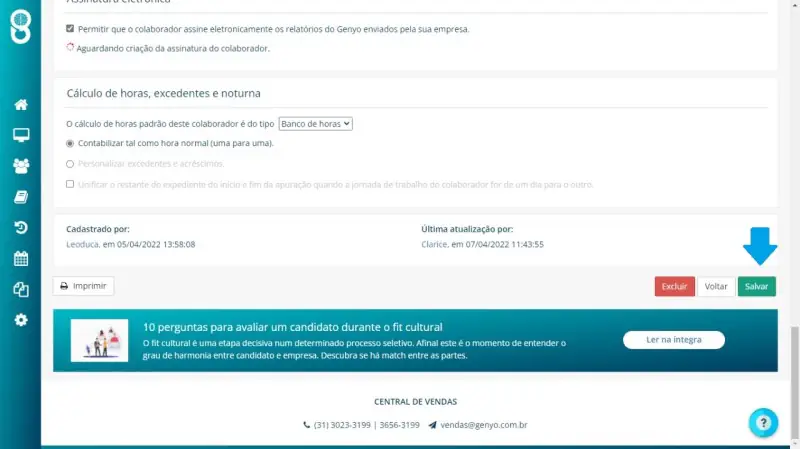 Print-9 advertência eletrônica
