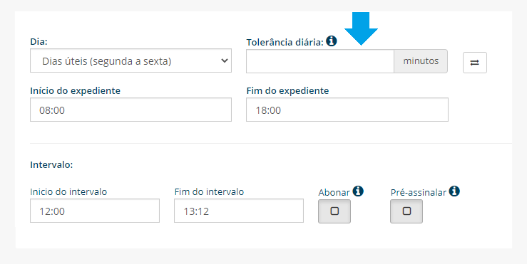 caixa-vazia tolerancia