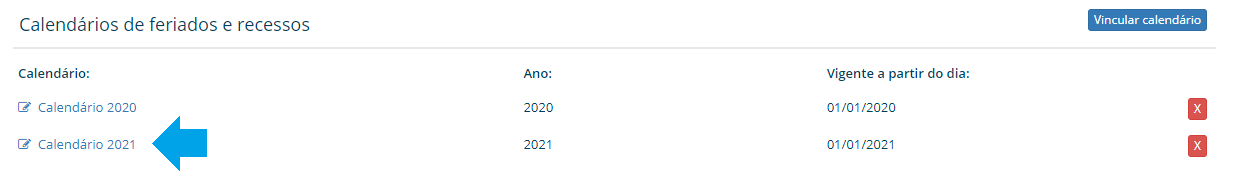 calendario remover feriado