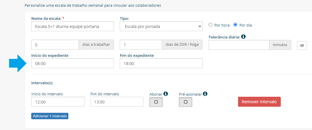 expediente escala