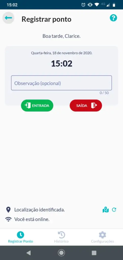 registrar-ponto registrar ponto pelo app