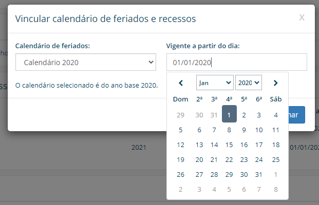 vincular calendario