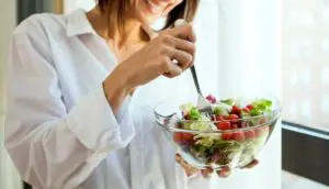 alimentação saudável no home office