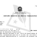 certidões trabalhistas