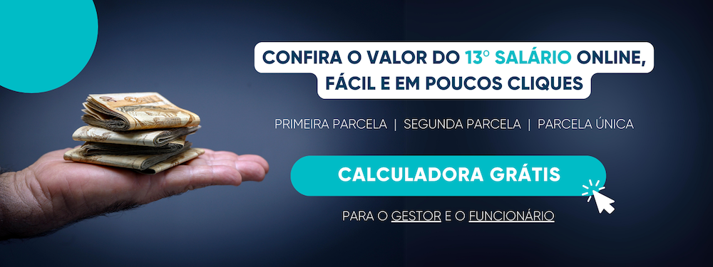 banner calculadora 13º salário online grátis