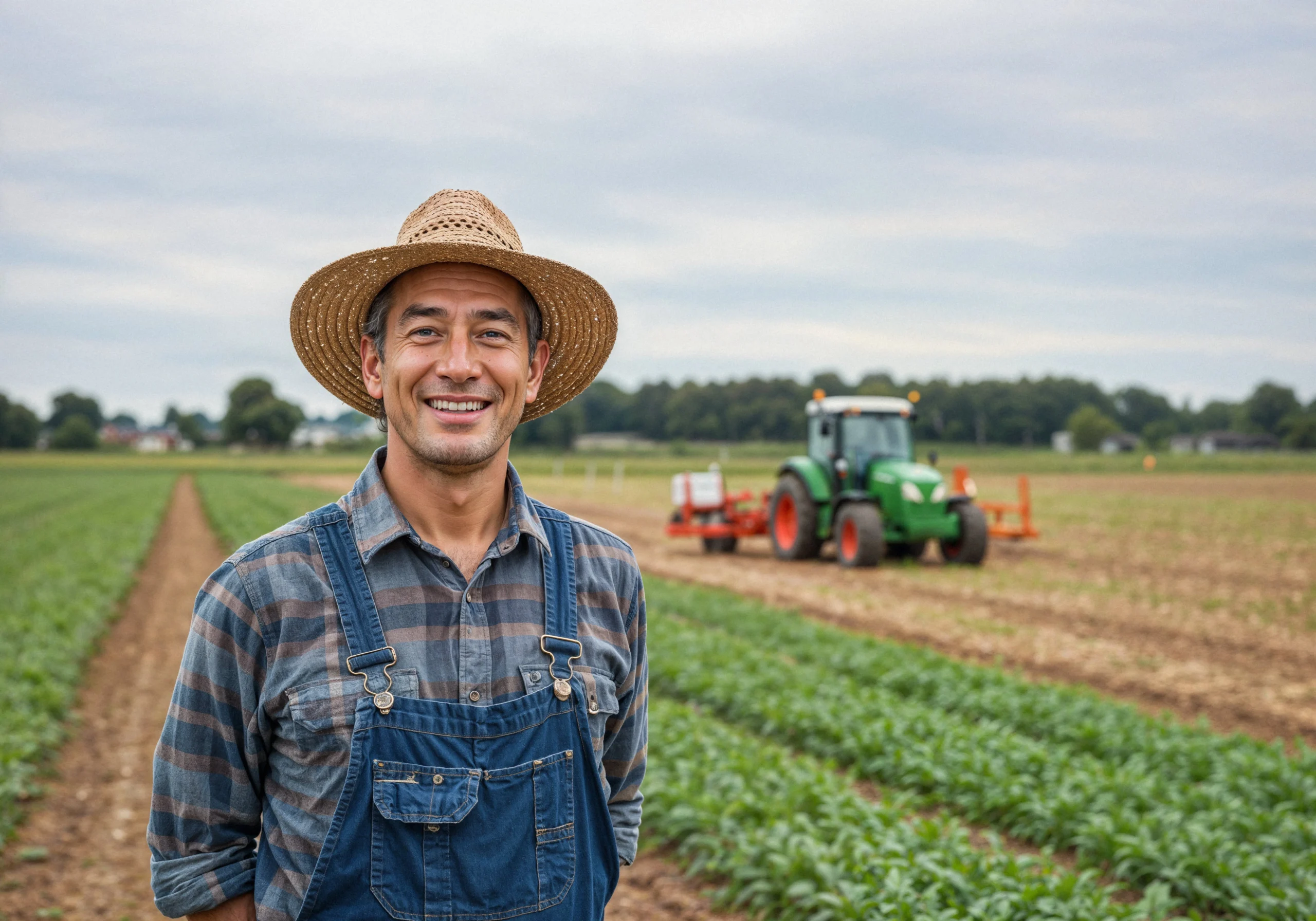 agricultor feliz num campo com um tractor scaled agricultor feliz num campo com um tractor scaled