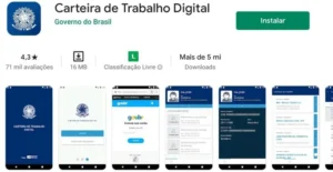 carteira de trabalho digital como fazer