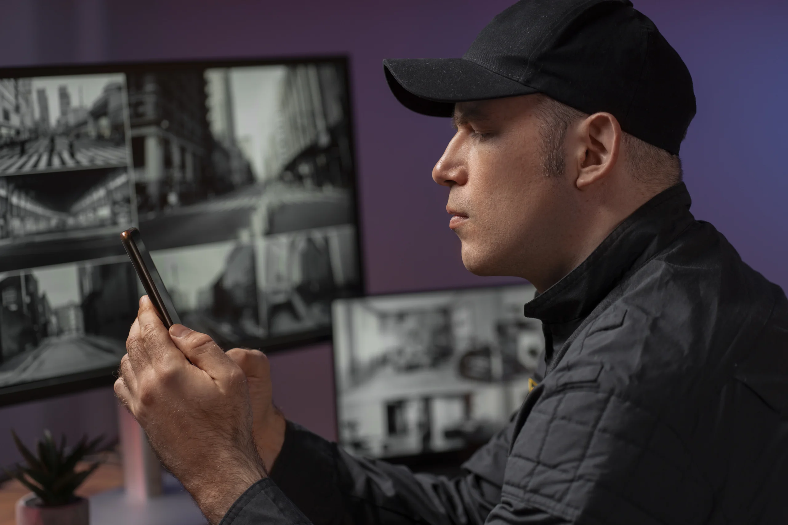 portrait male security guard with uniform scaled portrait male security guard with uniform scaled