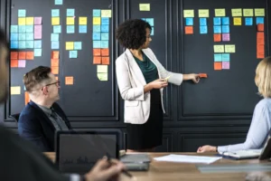 pessoas negocio em um reuniao planejamento de negócios
