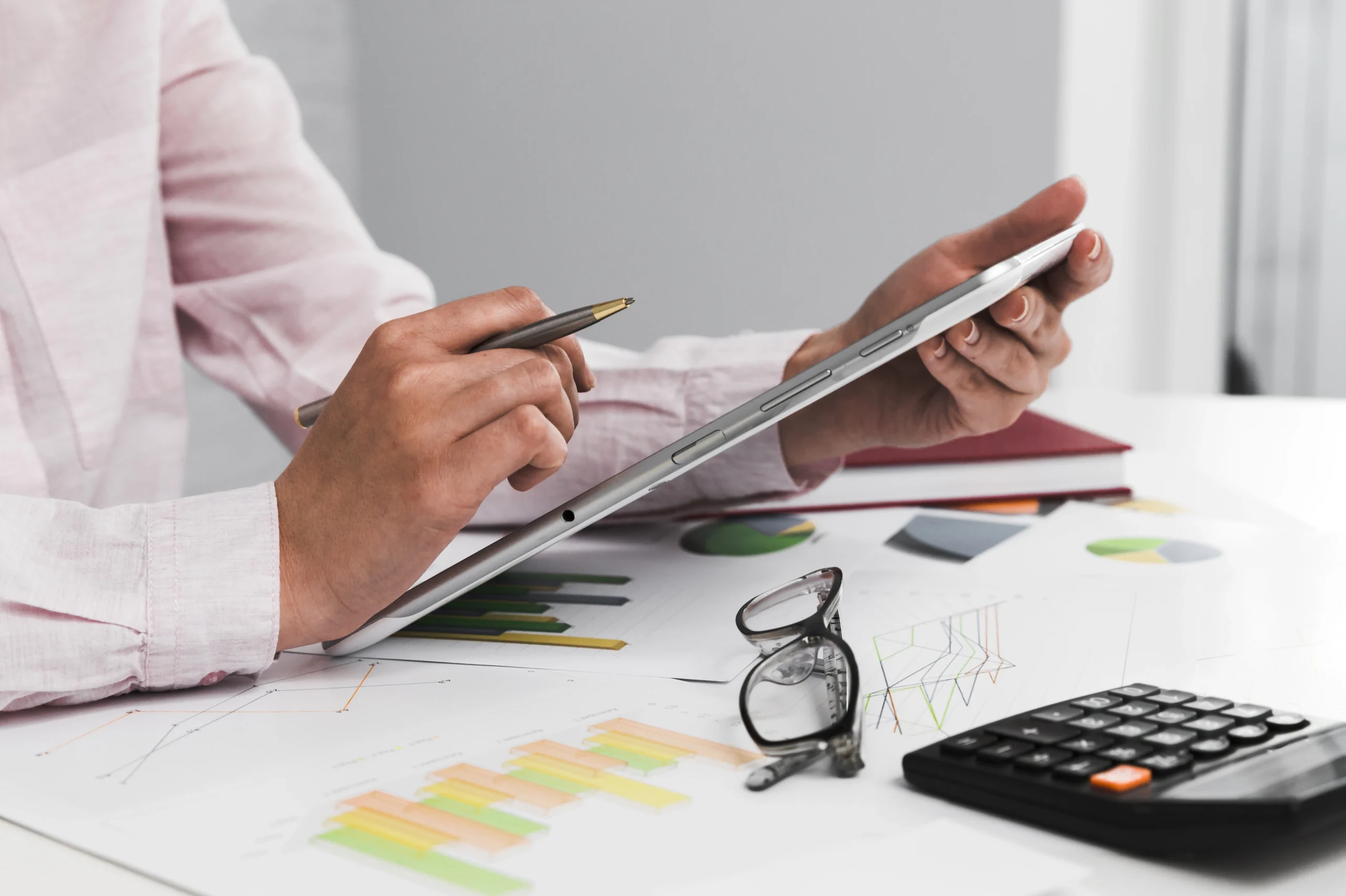 business man working office desktop scaled business man working office desktop scaled