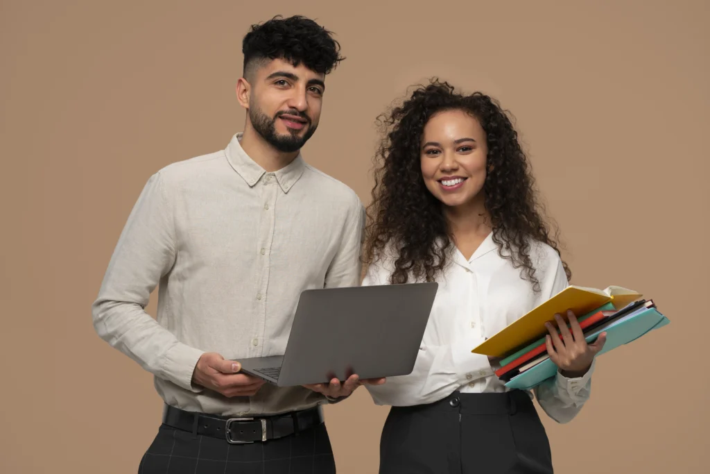 medium shot people with paperwork medium shot people with paperwork